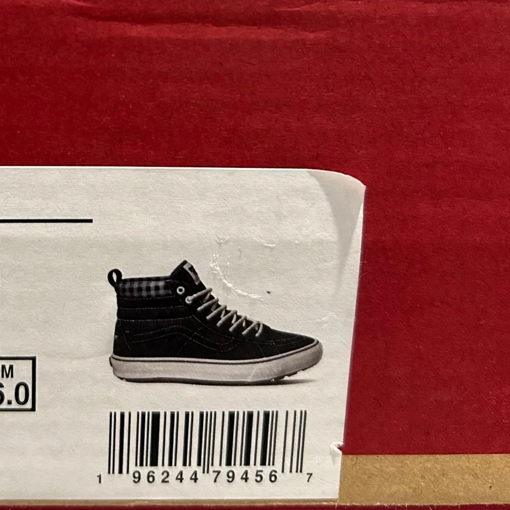 Vans Sk8 Hi Mte‎ 1 Plaid Grey White Boots